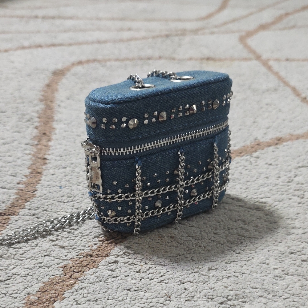 Stylish Denim Chain Bag